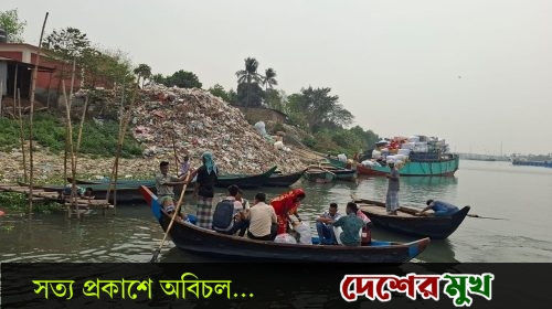 ঢাকা-সিলেট মহাসড়ক ও শীতলক্ষ্যার ঘাটে ঘাটে আবর্জনার স্তুপ ; পঁচা-দুর্গন্ধে বিপর্যস্ত পরিবেশ