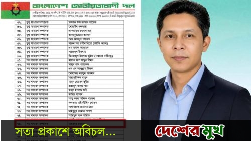 যুবদলের কেন্দ্রীয় কমিটিতে সহ-সাধারণ সম্পাদক মাহবুবুর রহমান