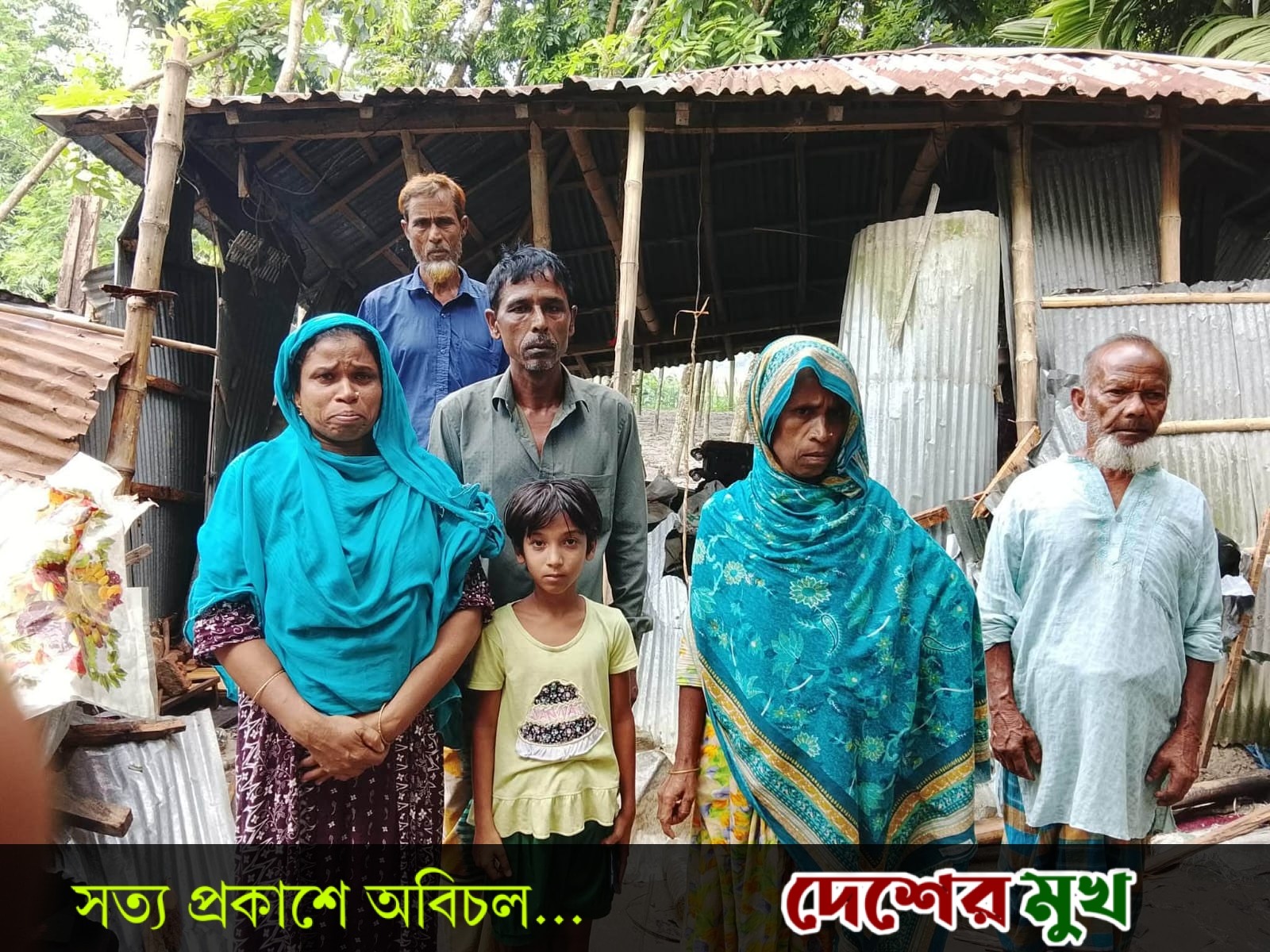গঙ্গাচড়ায় বসতবাড়ি ভাঙচুরের অভিযোগ, বিচারাধীন জমি নিয়ে উত্তেজনা
