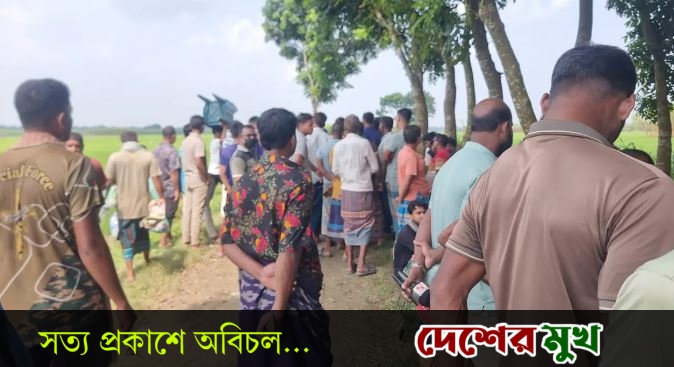 খড় দিয়ে ঢেকে রাখা মরদেহ টেনে আনল শিয়াল