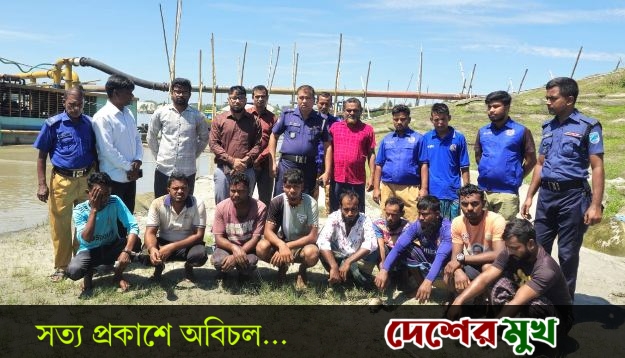 কালিহাতীতে অবৈধ বালু উত্তোলনে ৯ শ্রমিকের কারাদণ্ড