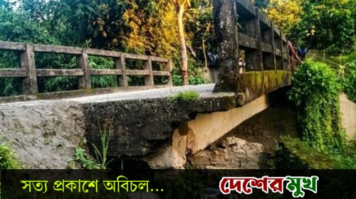 মোটরসাইকেল চলাচলেই কেঁপে ওঠে সেতু!