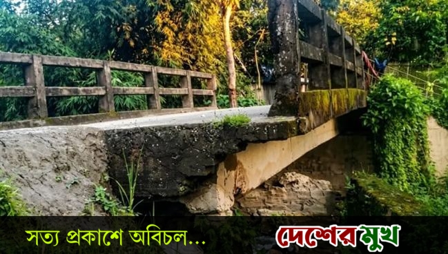 মোটরসাইকেল চলাচলেই কেঁপে ওঠে সেতু!