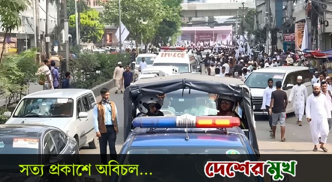 সহস্রাধিক গাড়ি নিয়ে রাত পোহালেই রংপুর অভিমুখী লং মার্চ