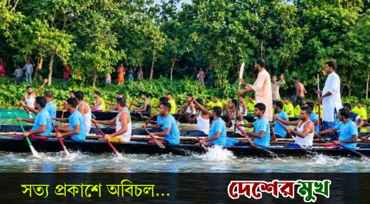 হরিরামপুরে ইছামতীর বুকে নৌকা বাইচ, উৎসবে মাতল হাজারো মানুষ